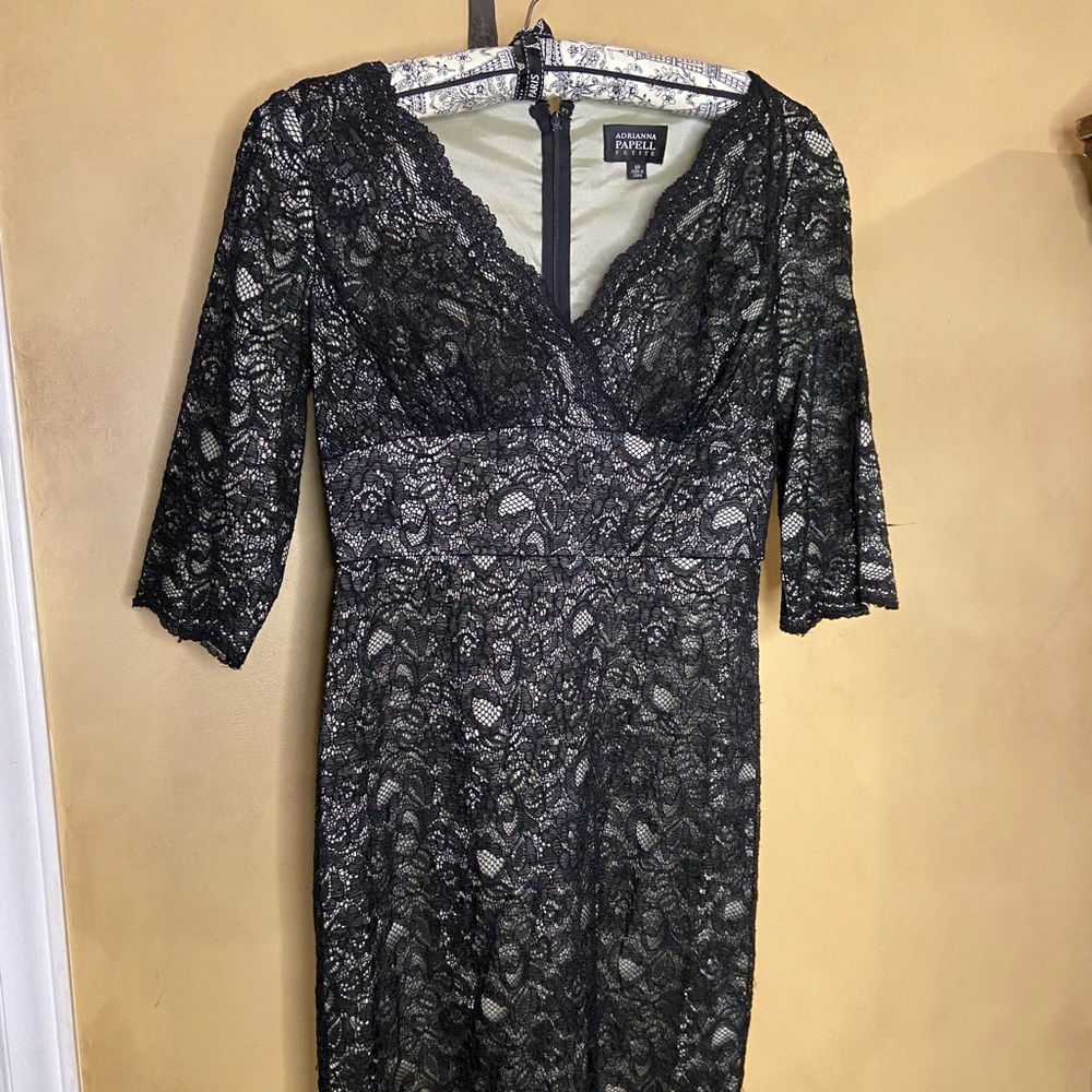 Black Lace Cocktail Dress